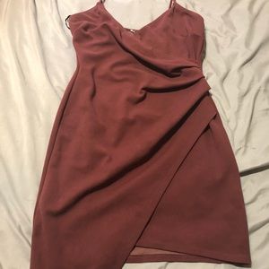 Mauve mini dress